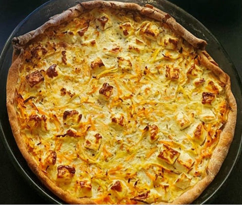 🥧 Palsternakka–porkkana–sinihomejuustopiirakka