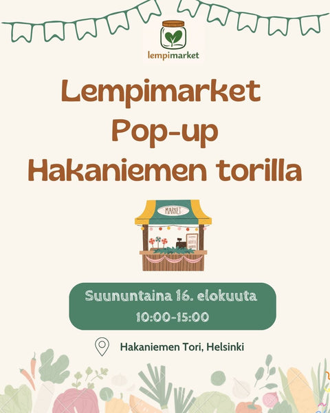 Lempimarket Hakaniemen Torilla