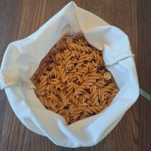 Luomu täysjyvä fusilli pasta