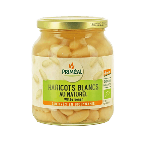 Luomu valkoiset pavut suolaliemessä 370ml