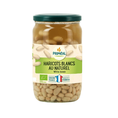 Luomu valkoiset pavut suolaliemessä 720ml
