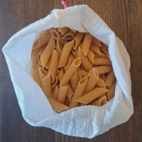 Luomu puolitäysjyvä penne pasta