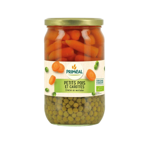 Luomu herneet ja porkkanat suolaliemessä 720ml